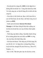 Hướng dẫn cài đặt Internet Download Manager- P2 docx