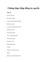 Chứng thực Hợp đồng ủy quyền pdf