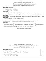 Đề thi HSG - có đáp án