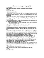 Đề cương môn mạng và cung cấp điện (đầy đủ) pdf