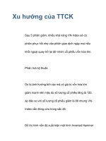 Xu hướng của thị trường chứng khoán pptx