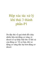 Hộp xúc tác xử lý khí thải 3 thành phần-P1 docx