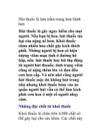 Hút thuốc lá làm trầm trọng hơn bệnh hen doc