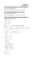 CHUYÊN đề hệ PHƯƠNG TRÌNH