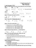 Đề thi Toán 6 HKII