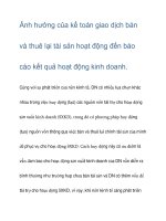 Ảnh hưởng của kế toán giao dịch bán và thuê lại tài sản doc