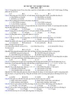 2 ĐỀ THI THỬ  TỐT NGHIỆP NĂM 2010 7