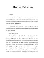 Rượu và bệnh xơ gan doc