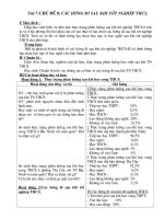 Bài 7: Các hướng đi sau khi TN THCS