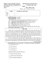 De kiem tra CHKII Lop 3 Nam hoc 2009-2010