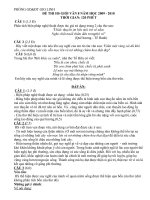 ĐỀ THI HS GIỎI VĂN 8 2009 - 2010