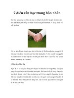 7 điều cần học trong hôn nhân docx
