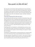 Đau quanh vai chữa thế nào? ppt