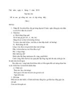 Tả con gà trống mà em có dịp trông thấy