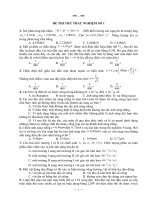 Đề Luyện thi ĐH môn Lý 23