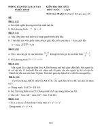 Đề ktra HKỳ 2 toán 8
