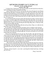 Que huong em hien tai va tương lai