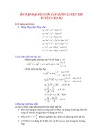 ÔN THI TUYỂN VÀO 10