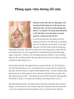 Phòng ngừa viêm đường tiết niệu ppt