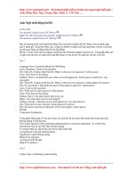 Anh ngữ sinh động bài 85 ppsx