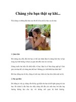 Chàng yêu bạn thật sự khi... doc