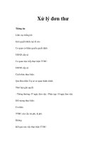 Xử lý đơn thư doc