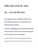 Diễn biến kinh tế, nhìn từ… chỉ số tồn kho docx