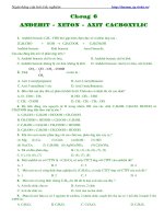 Ngân hàng trắc nghiệm Hóa_4