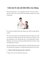 Giải mã 32 câu nói khó hiểu của chàng pot