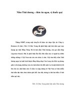 Nấm Thái dương – thức ăn ngon, vị thuốc quý docx