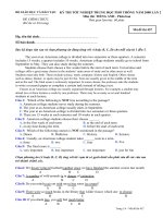 Đề thi TN THPT 2008- Anh7