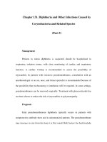 Chapter 131. Diphtheria and Other Infections Caused by Corynebacteria and Related Species (Part 5) docx