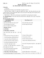 giáo án LỚP 3  tuàn 34