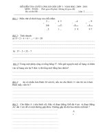 Đề thi HSG Toán 2 năm 2009 - 2010