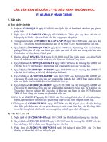 DANH MỤC CV QUẢN LÝ-ĐIỀU HÀNH TRƯỜNG HỌC 6