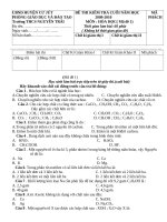 HOA 9 KI II 40 CAU TRAC NGHIEM