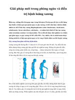 Giải pháp mới trong phòng ngừa và điều trị bệnh loãng xương potx