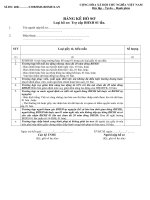 Biểu mẫu Trợ cấp BHXH 01 lần doc