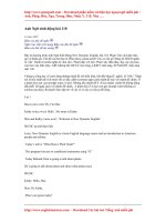 Anh ngữ sinh động bài 110 doc