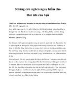 Những cơn nghén nguy hiểm cho thai nhi của bạn docx