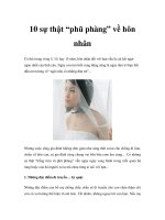 10 sự thật “phũ phàng” về hôn nhân pptx