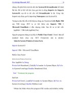 Dạng bài tập về Micosoft.NET- P6 ppsx