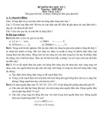 Đề KT Vật lý 7 học kỳ II