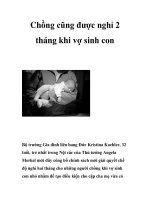 Chồng cũng được nghỉ 2 tháng khi vợ sinh con pptx