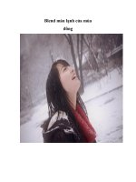 Blend màu lạnh của mùa đông- P1 pot