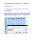 Chiêu số 11: Tìm dữ liệu xuất hiện 2 hoặc nhiều lần bằng công cụ Conditional Formating ppt