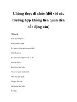 Chứng thực di chúc (đối với các trường hợp không liên quan đến bất động sản) ppt