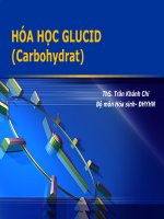 Hóa học glucid (Carbohydrat)