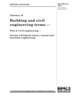 Part 2: Civil engineering — Section 2.6 Inland waters, coastal and maritime engineering pot