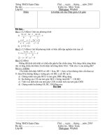 Kiem tra 90 phut HKII mon toan 8